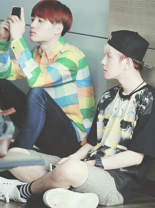kyungsp:  it’s day 3 and this is my top OTP- Baeksoo!! one of them is serious