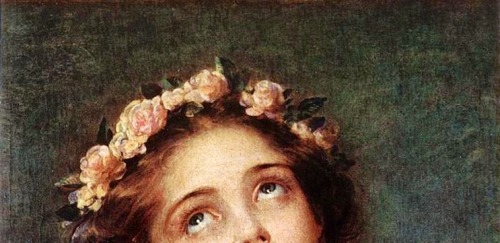 its-versailles: The Daughter’s Portrait (detail) - Louise Elisabeth Vigée Le Brun.