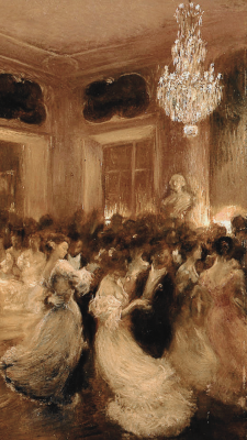 antoniettabrandeisova:The Ball, Gaston La Touchec. 1889