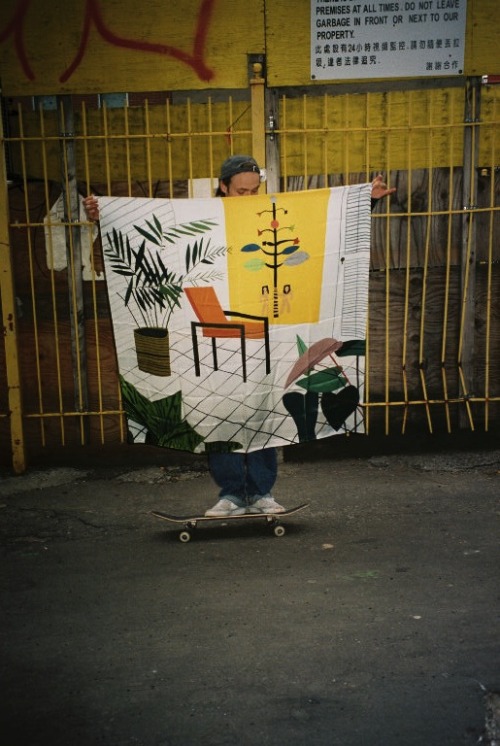 massifcentral1:  Cyrus with Jonas Wood, shot by Edwin De La Rosa edwindelarosa.tumblr.com  Jonas Woo