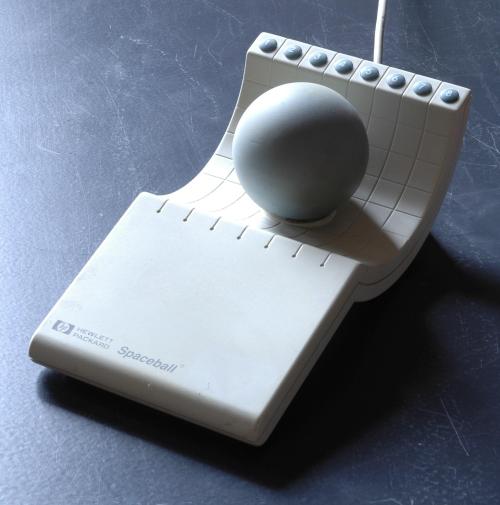 vaporwavecorp:Spacetec Spaceball 2003 (1991) computer mouse