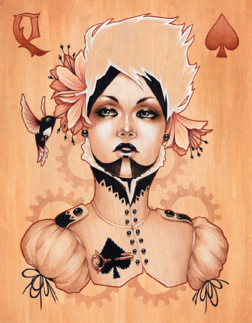 lohrien:  “The Queens” Illustrations by Glenn Arthur