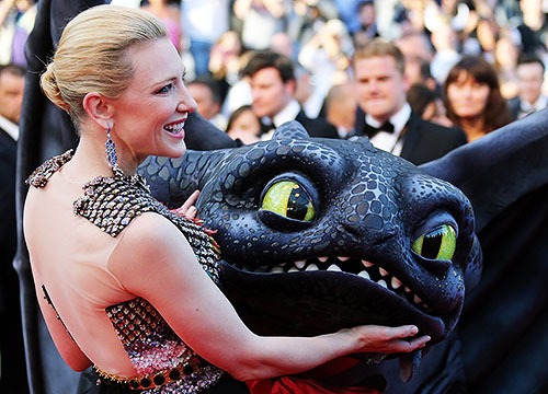 avagardner:Cate Blanchett attends the “How To Train Your Dragon 2” premiere during the 67th Annual C