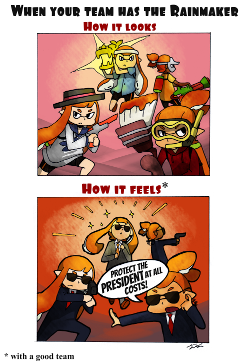 With everyone protecting the Rainmaker with their lives, it kinda feels like a squad of Secret Servi