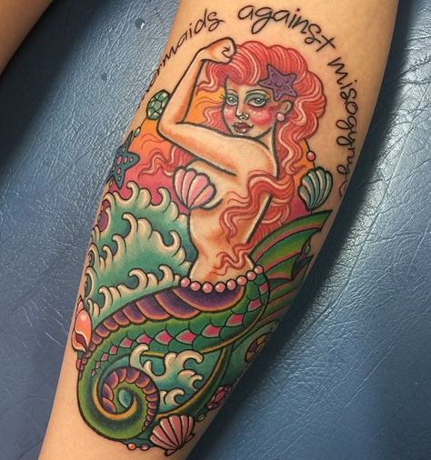 micdotcom:  Feminist tattoos FTW. There are 7 more of these and they’re just as badass.