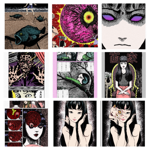 Digital downloads for Patreon October 2021 peep the Junji ito x Odio vol 1 in the exclusive tier. Be