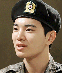 sungjongontop: flawless in uniform