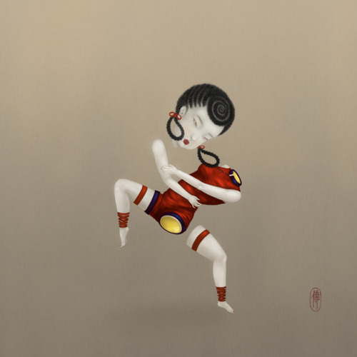 &ldquo;One-Person Dance&rdquo; (一個人的舞) - (2019) Digital Painting. Second work of my &ldq