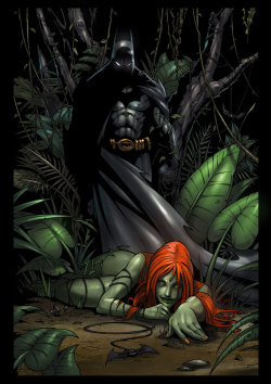 patientcomicaddict:  BATMAN vs POISON IVY by Mark Lauthier 