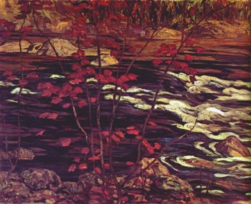 darknessdrops: AY Jackson:  The Red Maple