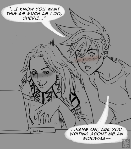 trixdraws: Emily is all of us, actually. Poor Tracer. BONUS: 