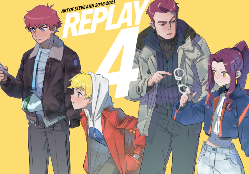 I have a small announcement to make. My new art book, REPLAY 4 has opened its pre-order page at http