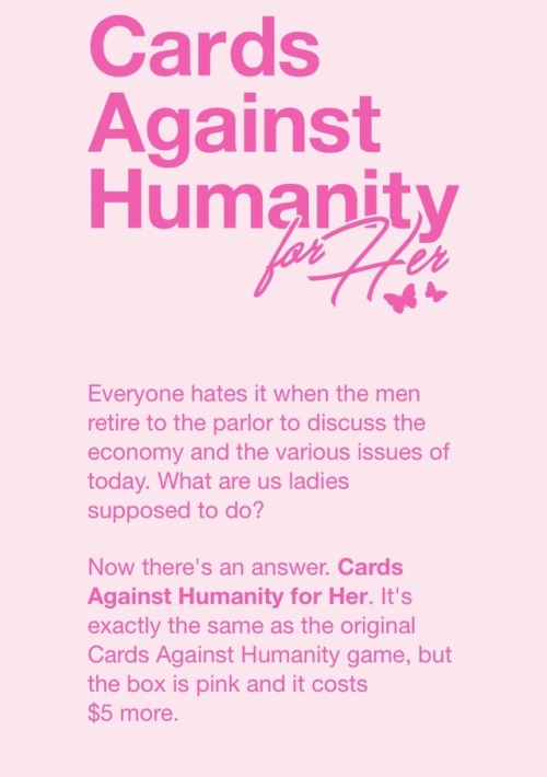 theshroudwolf:emmersdrawberry:justlurkingoverhere:greencow4:Cards Against Humanty just released thei