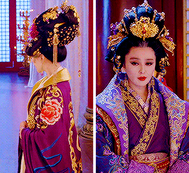borgiapope:Favorite Wu Zetian costumes from The Empress of China (requested by @sksksksnd)