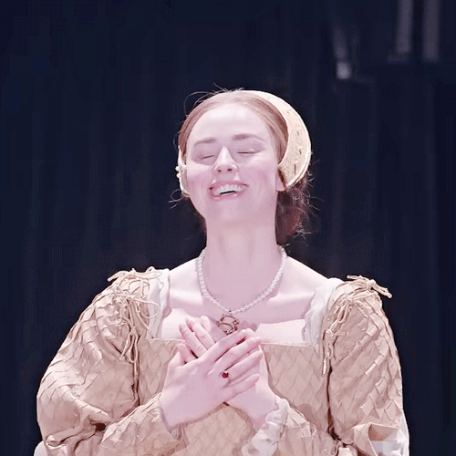 Freya Mavor As Elizabeth Of York (The White Queen, 2013) And As Anne Boleyn (The Other Boleyn Girl, Chichester