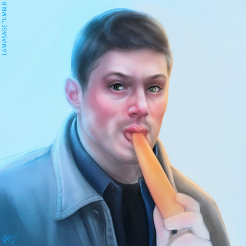 Dean with a carrot based on this post  