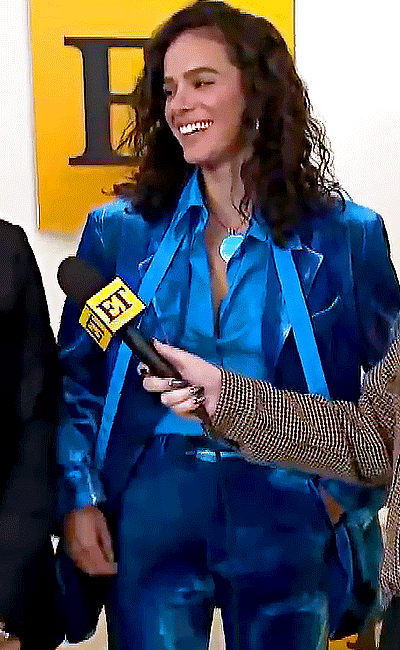 Bruna Marquezine Wearing THAT Blue Suit. | CinemaCon 2023