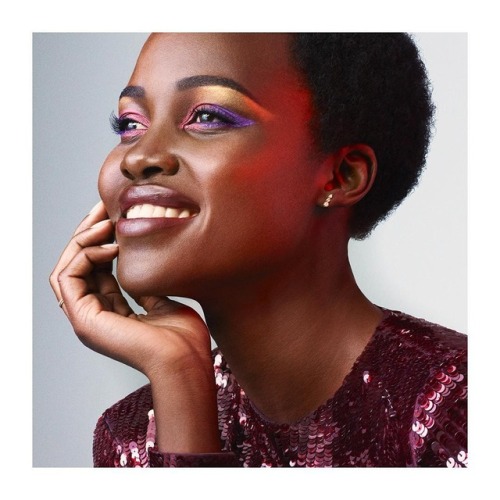 queenofnyongo:Lupita Nyong’o for Lancôme Rainbow Bright (2018).