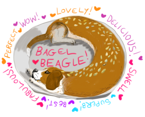 Bagel Beagle!Once again, I&rsquo;m almost positive this has been done before, but not by me! (I do n