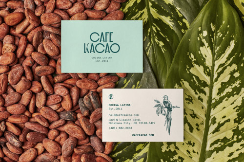 thedsgnblog: Brand Identity for Cafe Kacao by Vegrande Vegrande redesigned the brand and re-imagined the narrative and tone behind Cafe Kacao, emphasizing on nature, coziness and Latin America’s vibrant personality, with a contemporary approach.The