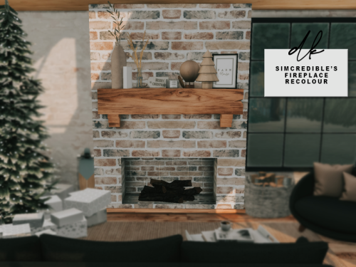 SIMcredible’s Fireplace RecolourD O W N L O A D | PATREON (FREE)- 80 swatches - BGC - Mesh by SIMcre