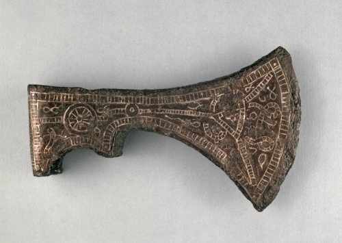 ancientpeoples:Axe Head7th CenturyMerovingian (Source: The British Museum)