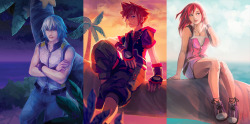 c-dra:  For two years I’ve told people I’d draw Sora to complete this set one day. AND TODAY. IS THAT DAY. Thank you everyone for bearing with me 8D;;;;;;; but two years is nothing compared to waiting for KH3 amirite