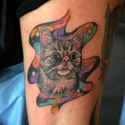 fuckyeahtattoos:Lil Bub tattoo done by Joe Pepper at Graceland Tattoo in Wappingers Falls, NY.  Excellent