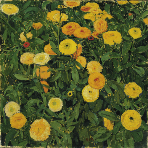 amare-habeo: Koloman Moser (Austrian, 1868-1918) Marigolds, 1909