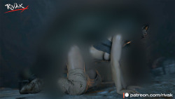 rivak3d: Alpha female Lara - Animated loop 2 WARNING: Beasty stuff. Uncensored: Link 1: Gfycat Link 2: Rule34hentai  Unwatermarked 1080p: Patreon 