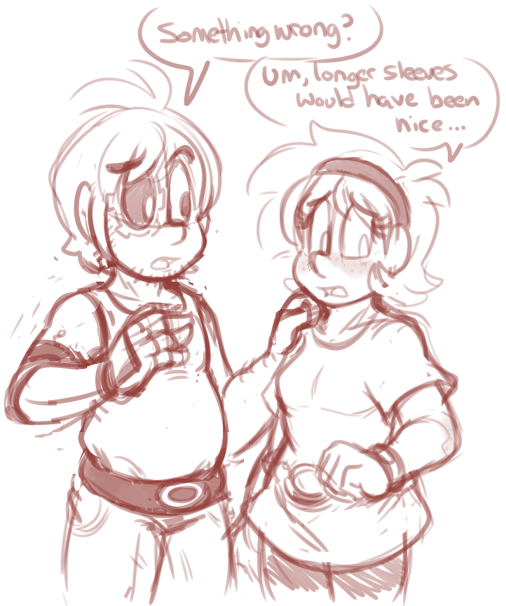 genderbent pompeii &amp; monte pompeii would be a short chubby stubbly dude and