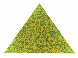 dappledwithshadow: Keith HaringPyramids1989