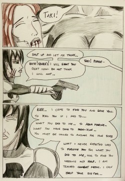 Kate Five vs Symbiote comic Page 109  Uploaded