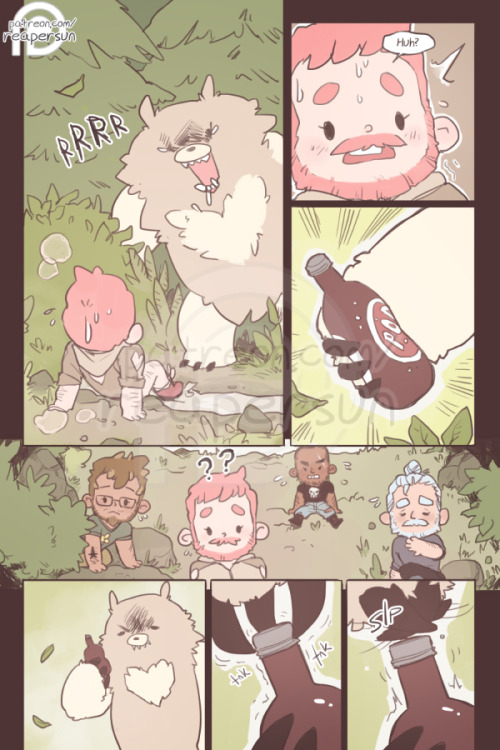 sweetbearcomic: Support Sweet Bear on Patreon -> patreon.com/reapersun ~Read from beginning~ <-Page 17 - Page 18 - Page 19-> Early update this week! Next week will be back on Friday again~ 