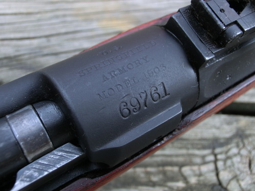 panzergrenadierphotography:  Chinese marked M1903 Springfield.Very low serial number, manufactured in 1905. 踰 gun show find.