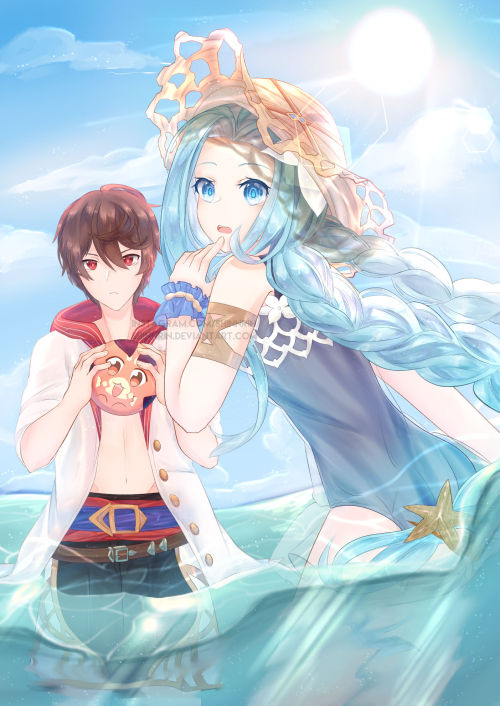 Summer Lyria and Sandalphon!! Last year’s Maydays event was really fun. I hope this year’s summer ev