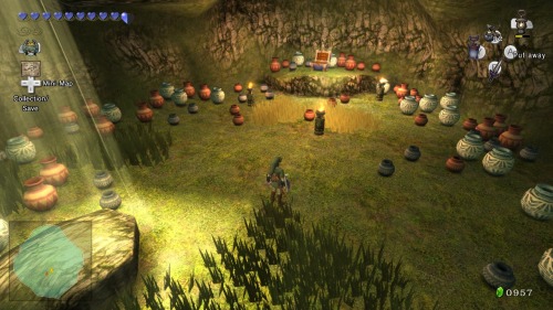 calamitaswrath:  OF COURSE THEY’D PUT THE “HAPPY LINK STAMP” IN THE ONE CAVERN THAT’S FULL OF POTS 