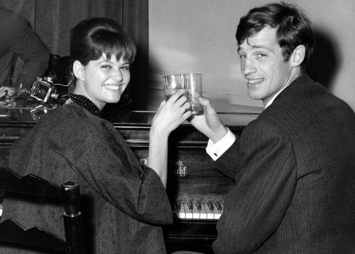 Ravageurs toast. | Jean-Paul Belmondo and Claudia Cardinale by Mario Torrisi