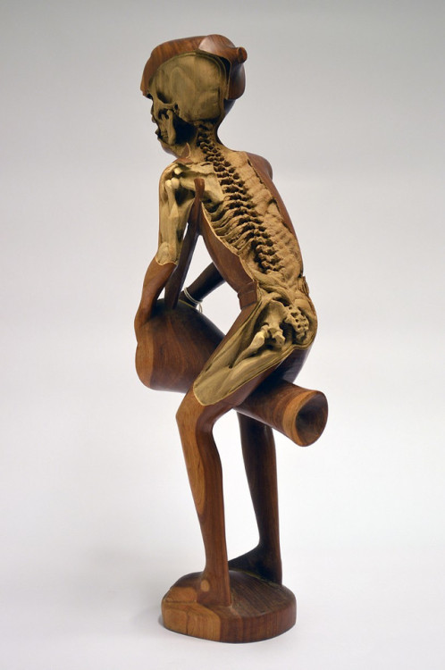 supersonicart: Maskull Lasserre, Sculptures. Exceptional hand-carved sculptures by Canadian artist M