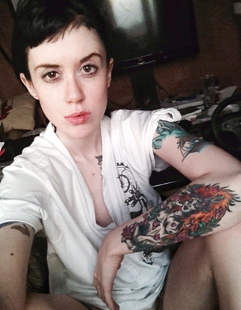 sweetperversion:  Styled myself butch rather than femme for once!