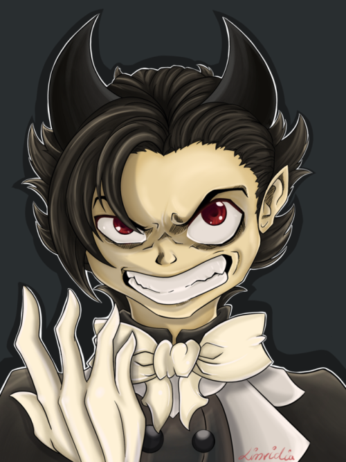 Congrats now you´ve pissed him off… well new artwork of Bendy and the ink machine ^O^ im real