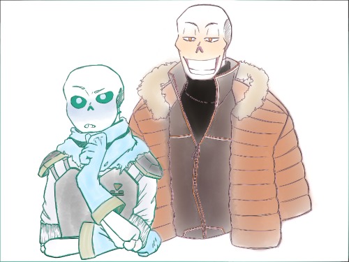 It Was Colder Than Usual In Snowdin, So The Two Brothers Dove Into Their Wardrobe To Look For Warmer