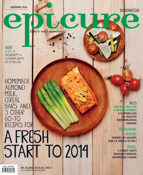 EPICURE Indonesia Jan 2014 ‘5 Ingredients , 1 Healthy Body’ Photographed by Adha Togi Ar