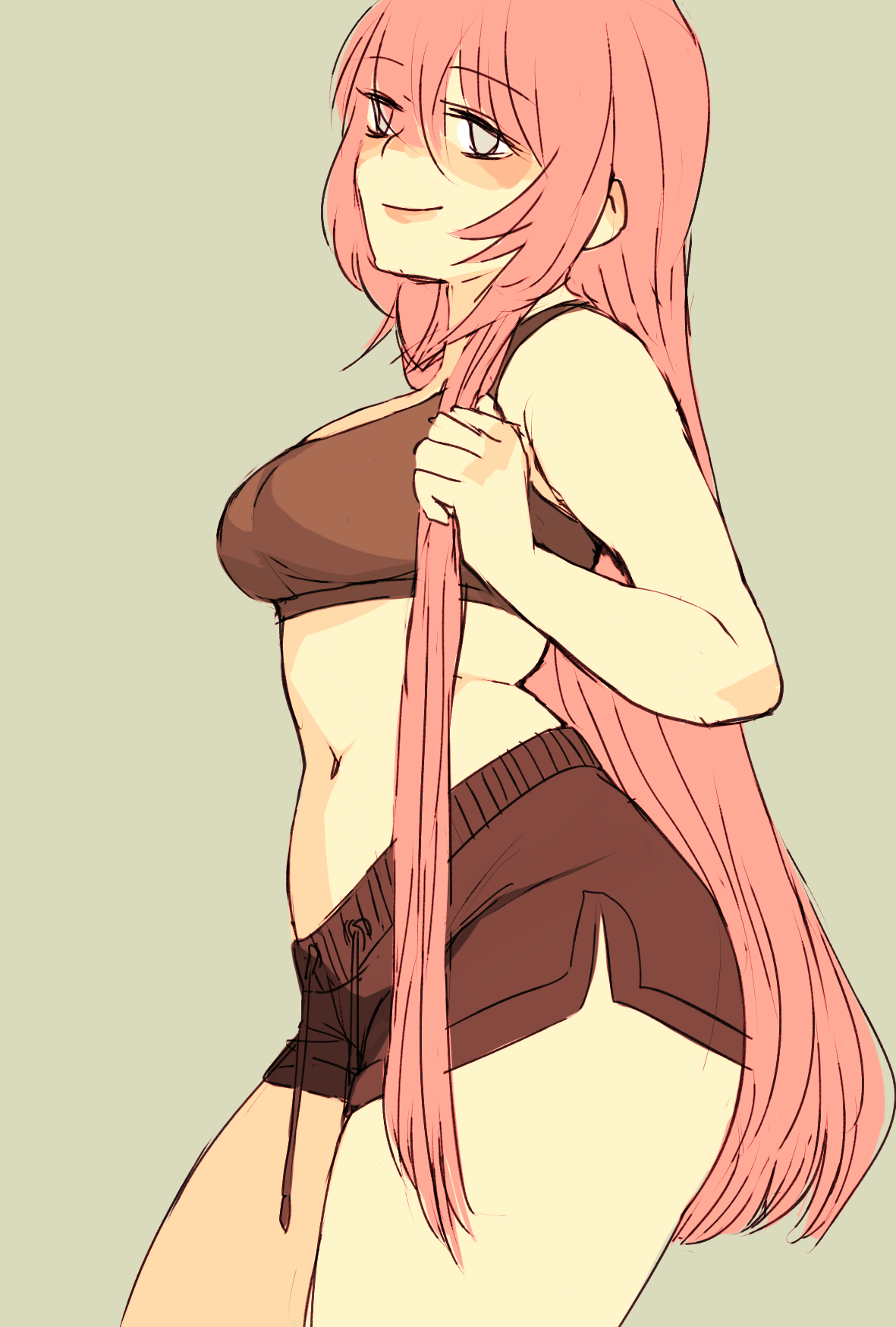 poncotsutenshi:  hot babes in sports bras is my kinda aesthetic