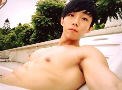 cloudzmaker:  Louis Leong, little sexy fresh meat from HK. Yummy.  Reblog &amp; follow me for more hot stuff! 
