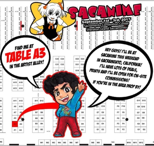 I&rsquo;ll be at @sacanimeofficial this weekend, Sep 1st-3rd at the Sacramento Convention Center