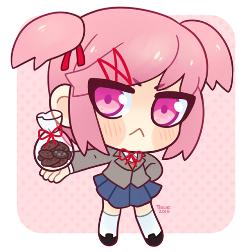 paichi-art: The DDLC girls ♥___Do NOT repost / Do NOT use without permissionpaichicommission.