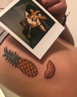 💀✖️”Piña Mandarina” Tatuaje Realizado En #Orlando #Florida @Mandarina_Pp