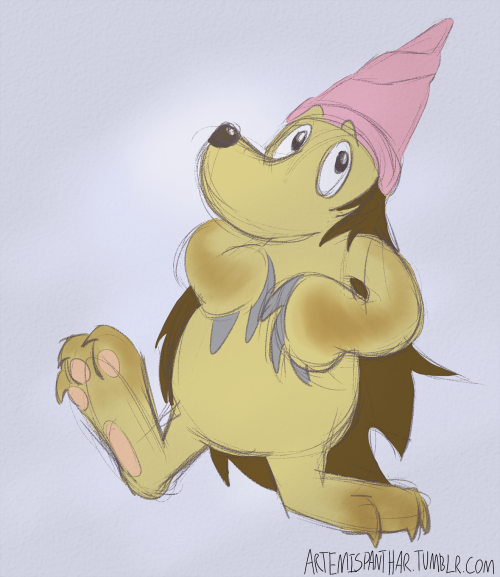 A quick sketchy Mogi from Monster Rancher because I was putting off going to sleep. I always loved raising Mogis in MR3 Also, this is my first drawing of 2015!