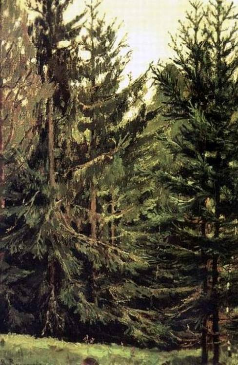 viktor-vasnetsov:Edge of the spruce forest, 1881, Viktor Vasnetsovwww.wikiart.org/en/viktor-